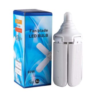 LED Bulb 45W E27 220V 30W 60W Home Energy Saving High Brightness Pendant Light Foldable Fan Blade LED Garage Light - Light - Light