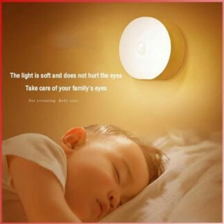 Portable Push LED Lamp Night Light USB Rechargeable