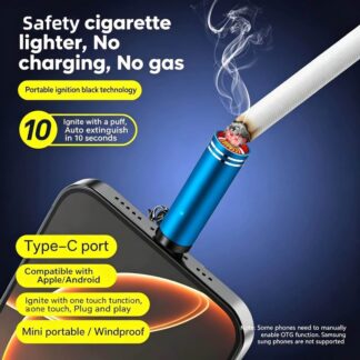 Electric Lighter - USB C Lighter, Flameless Windproof, Men's Gift - Mini Version