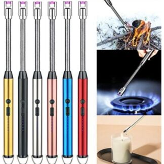 Electric Arc Plasma Lighter | Flameless Windproof USB Rechargeable Lighter | For BBQ, Gas Stove, Candle & Fireworks