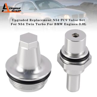 Areyourshop Upgraded Replacement N54 PCV Valve Set for N54 Twin Turbo for BMW Engines 3.0L