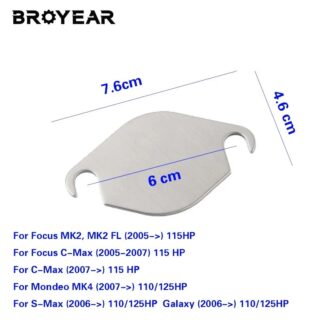 Broyear High Quality 1PCS Auto Valve Blanking Plate for Ford 1.8 TDCi Duratorq Engine Part Car Repair Tool Accessory