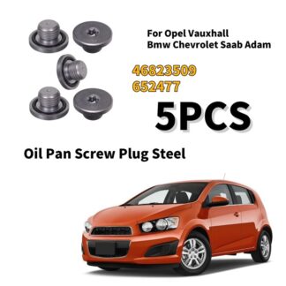 5pcs 90502556 93177277 Car Engine Oil Pan Drain Sump Plug Screw Bolt For Opel Vauxhall Astra J H Corsa B C Car Engine Wear Parts