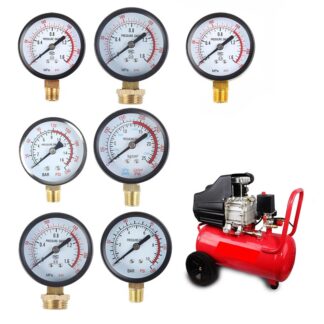 ăFlash saleă Air Compressor Pneumatic Hydraulic Fluid Pressure Y60 0-1.6Mpa 0-230PSI Pool Filter Water Pressure Gauge Meter