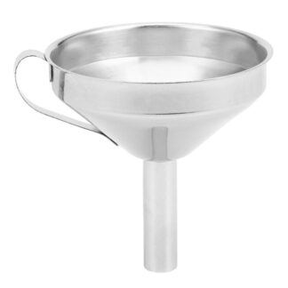 Stainless Steel Kitchen Funnel with Detachable Filter for Transporting Liquids& Fluid, Adding Ingredients Jams and Marmalades to Storage Containers 10cm