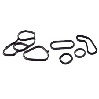 fluid Cooler Gasket Seal with Filter Housing Gasket Set Fit for Mini Cooper 07-16 11427557009 11427557010