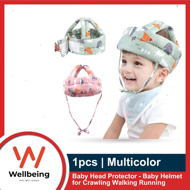 1pcs Baby Head Protector - Baby Helmet for Crawling Walking Running - No Bumps and Soft Cushion - Adjustable Protective Cap Infant Baby Safety Headguard - Toddler Helmets for babie