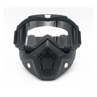 Safety Goggles Mask Wind, Dust, Protective Face Adjustable & Flexible Mask Helmet Mask For Biker. Work