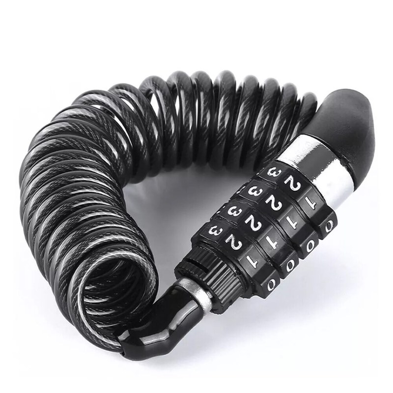 4 digit set password safety helmet lock - cycle accessories
