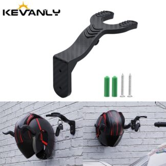 1x Motorcycle Helmet Hook Racks Multipurpose Safety Helmet Hanging Rack Hook Caps Wall Mount Hooks Home Stable Holder Black