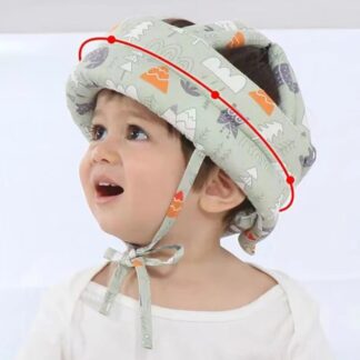 Baby Safety Helmet Baby Anti-Fall Headgear Head Protection Cap for Kids Adjustable Child Safety Soft Helmet - Xaey