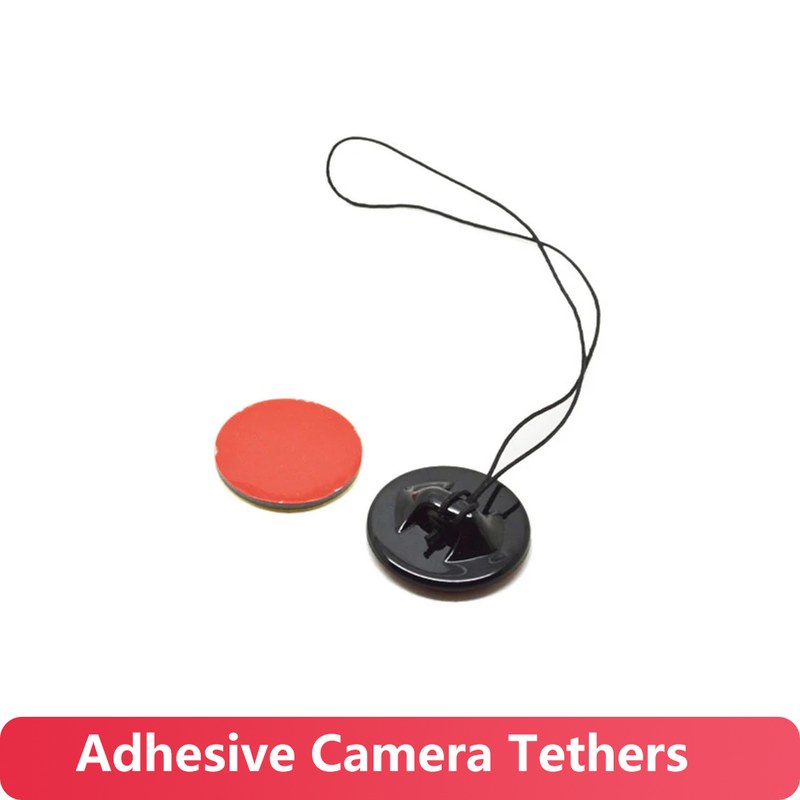 Adhesive Camera Tethers Anti-Lost Safety Strap for Hero 13 12 11 10 9 Insta360 OSMO Action 6 5 4 Helmet Mount Lanyard