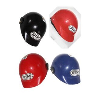 Open Face Cap Helmet -Red/Black/Blue