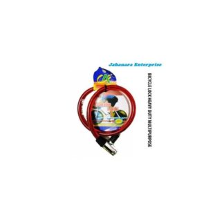 Multi Purpose Safety Cable Lock for Bicycles Helmet Luggage
