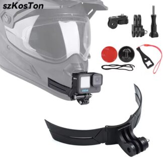 Motorcycle Helmet Chin Mount For OSMO Action 6/5/4/3 13 12 11 10 9 8 Full Face Camera Holder Riding Gear Accessory