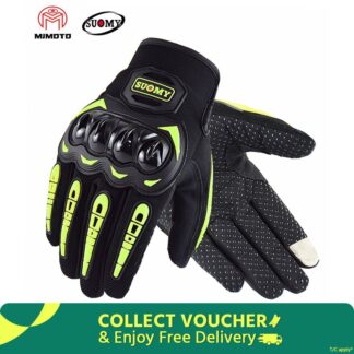 Suomy Full Finger Protective Motorcycle Gloves With Touch Screen