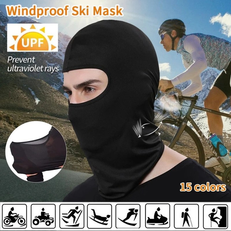 Motorcycle Balaclava Full Face Mask โ Breathable Sun Protection Ninja Mask for Riding, Cycling & Outdoor Sports