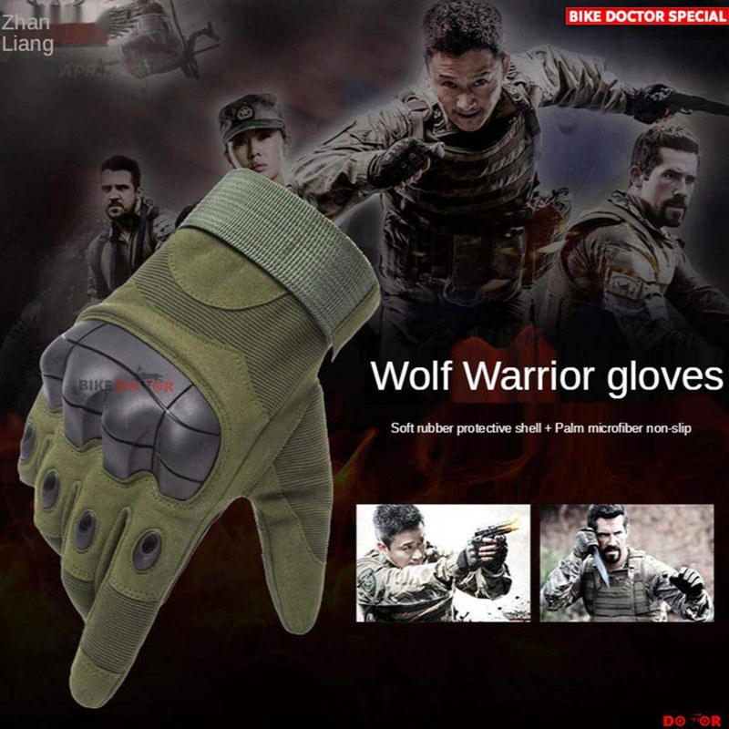 New Tactical Full Finger Motorcycle Riding Gloves - Touch Screen, Anti-slip, Breathable, Water Resistant, Protective Gear for Outdoor Sports, Multiple Sizes