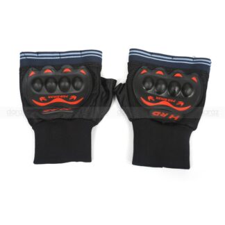 Biker Motorcycle Riding Hand Gloves Half Finger