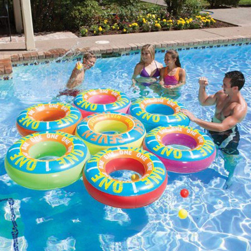 Giant Tyre Swimming Ring / Tube 59252 36 Inch Black - Fitness Mart