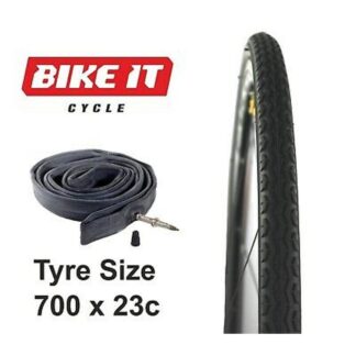 700 x 23c RACING BIKE TYRE CYCLE TYRE - TYRES & TUBES PAIRS BUNDLED DEALS [ 1 pc Tire + 1pc Tube=2 pcs ] Bicycle Accessories