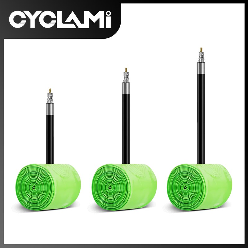 CYCLAMI TPU Ultralight Bike Inner Tube 700C 18 32 MTB Road Bicycle Tire 45 65 mm Length French Presta Valve Tyre Repair Tools