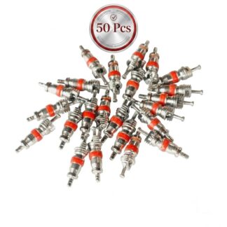 50 Pcs Tyre Valve Core Universal for Car & Bike | Tubeless Tyre Valve Core Replacement