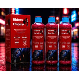 Riders Empire Premium Tire Sealant 500ml (Thailand Formula) - Anti-Puncture Tyre Gel for Motorcycle, Car & Scooter - Seals Up to 8mm Holes