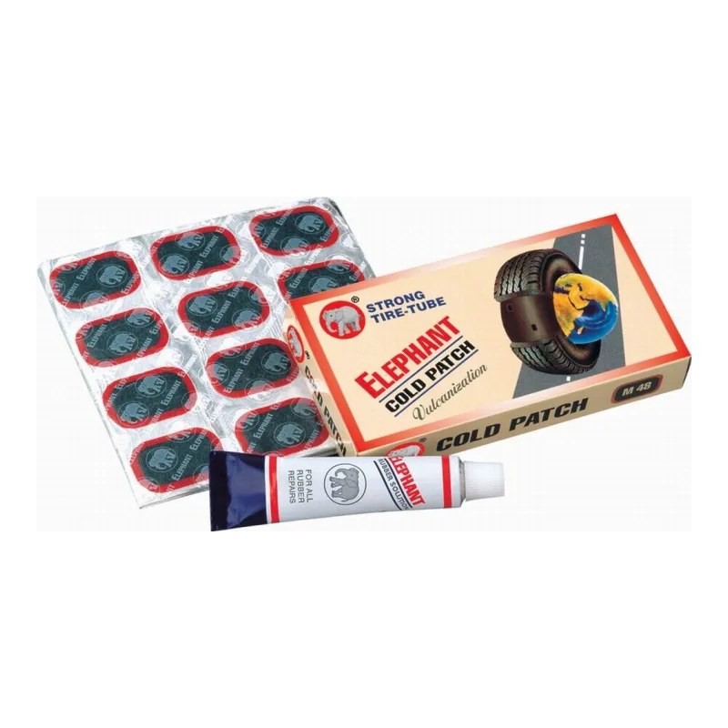 Tube Leakage Repair Sticker - Elephant Cold Patch Puncture For Motorcycle, Bicycle Tyre Tube Lik Sticker